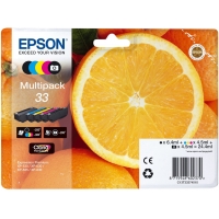 Epson T3337 (33) Pack de 5 Cartuchos Originales C13T33374011