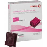 Xerox ColorQube 8870 8880 Magenta Pack de 6 Cartuchos de Tinta Solida Originales 108R00955