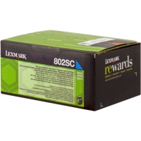 Lexmark CX310 CX410 CX510 Cian Toner Original 80C2SC0 80C2SCE802SC