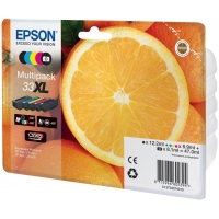 Epson T3357 (33XL) Pack de 5 Cartuchos Originales C13T33574011