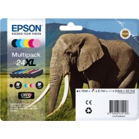 Epson T2438 (24XL) Pack de 6 Cartuchos Originales C13T24384011