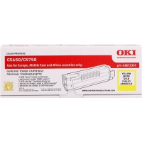 OKI C5650 C5750 Amarillo Toner Original 43872305
