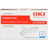 OKI C5600 C5700 Cian Tambor Original 43381707