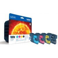 Brother LC980 Pack de 4 Cartuchos Originales LC980VALBP