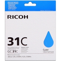Ricoh GC31C Cian Cartucho de Gel Original 405689