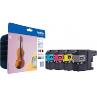 Brother LC127XL LC125XL Pack de 4 Cartuchos Originales LC127XLVALBP