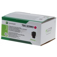 Lexmark CS421 CS521 CS622 CX421 CX522 CX622 CX625 Magenta Toner Original 78C20M0