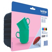 Brother LC227XL LC225XL Pack de 4 Cartuchos Originales LC227XLVALBP