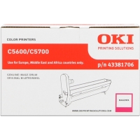 OKI C5600 C5700 Magenta Tambor Original 43381706