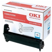 OKI C5800 C5900 C5550MFP Cian Tambor Original 43381723