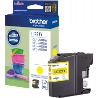 Brother LC221 Amarillo Tinta Original LC221YBP
