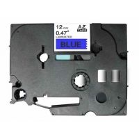 Brother TZe531 Cinta rotuladora Compatible de Etiquetas Texto negro sobre fondo azul Ancho 12mm x 8 metros