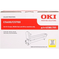 OKI C5600 C5700 Amarillo Tambor Original 43381705