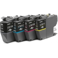 Brother LC421 Pack de 4 Cartuchos Originales LC421VAL