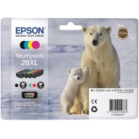 Epson T2636 (26XL) Pack de 4 Cartuchos Originales C13T26364010