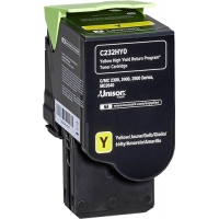 Lexmark C2325 C2425 C2535 MC2325 MC2425 MC2535 MC2640 Amarillo Toner Original C232HY0