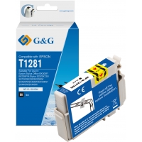 G&G Epson T1281 Negro Tinta Compatible C13T12814012