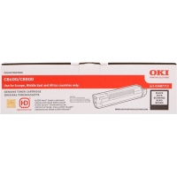 OKI C8600 C8800 Negro Toner Original 43487712