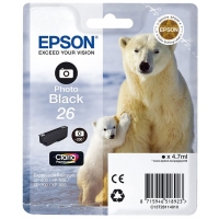 Epson T2611 (26) Negro Photo Tinta Original C13T26114012