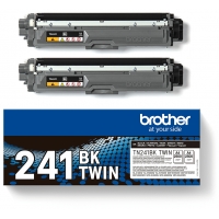 Brother TN241 Negro Pack de 2 Cartuchos de Toner Originales TN241BKTWIN