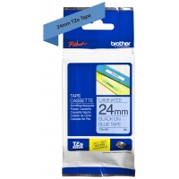 Brother TZe551 Cinta Laminada Original de Etiquetas Texto negro sobre fondo azul Ancho 24mm x 8 metros