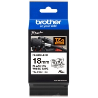 Brother TZeFX241 Cinta Laminada Flexible Original de Etiquetas Texto negro sobre fondo blanco Ancho 18mm x 8 metros