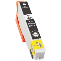 Compatible Epson T2631 T2611 (26XL) Negro Photo Tinta C13T26314012 C13T26114012