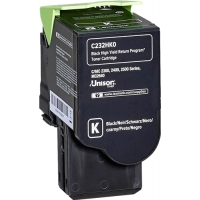 Lexmark C2325 C2425 C2535 MC2325 MC2425 MC2535 MC2640 Negro Toner Original C232HK0