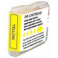 Compatible Brother LC1000XL LC970XL Amarillo Tinta LC1000Y LC970Y
