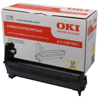 OKI C5850 C5950 MC560 Amarillo Tambor Original 43870021