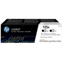 HP CB540A Negro Pack de 2 Cartuchos de Toner Originales 125A