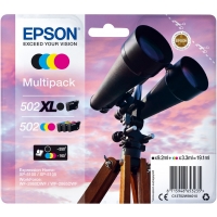 Epson 502XL 502 Pack de 4 Cartuchos Originales C13T02W94010