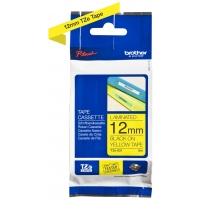 Brother TZe631 Cinta Laminada Original de Etiquetas Texto negro sobre fondo amarillo Ancho 12mm x 8 metros