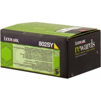 Lexmark CX310 CX410 CX510 Amarillo Toner Original 80C2SY0 80C2SYE802SY