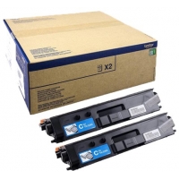 Brother TN329 Cian Pack de 2 Cartuchos de Toner Originales TN329CTWIN