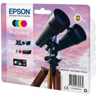 Epson 502XL 502 Pack de 4 Cartuchos Originales C13T02W94010