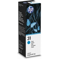 HP 31 Cian Botella de Tinta Original 1VU26AE