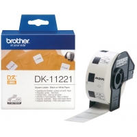 Brother DK11221 Etiquetas Originales Precortadas Cuadradas 23x23 mm 1000 Etiquetas