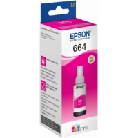 Epson T6643 Magenta Botella de Tinta Original C13T664340