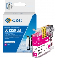 G&G Brother LC125XL Magenta Cartuchos de Tinta Compatible LC125XLM