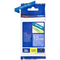 Brother TZe535 Cinta Laminada Original de Etiquetas Texto blanco sobre fondo azul Ancho 12mm x 8 metros