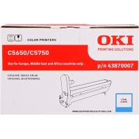 OKI C5650 C5750 Cian Tambor Original 43870007