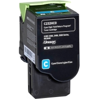 Lexmark C2325 C2425 C2535 MC2325 MC2425 MC2535 MC2640 Cian Toner Original C232HC0
