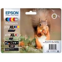 Epson 378XL 478XL Pack de 6 Cartuchos Originales C13T379D4010