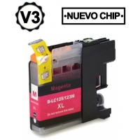 Compatible Brother LC125XL Magenta Cartuchos de Tinta LC125XLM