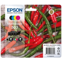 Epson 503 Pack de 4 Cartuchos Originales C13T09Q64010