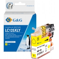 G&G Brother LC125XL Amarillo Cartuchos de Tinta Compatible LC125XLY