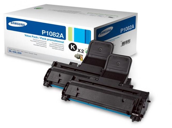 Samsung MLT-D1082S MLT-P1082A Negro Pack de 2 Cartuchos de Toner Originales SV118A