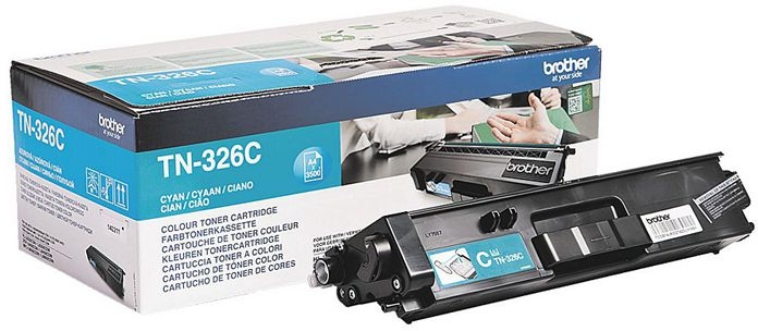 Brother TN326 Cian Toner Original TN326C