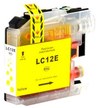 Compatible Brother LC12E Amarillo Tinta LC12EY